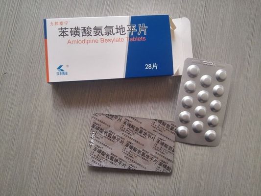 Good price Vasospastic Angina Amlodipine Besylate 5mg Antihypertensive Amlodipine 5mg Tablets online